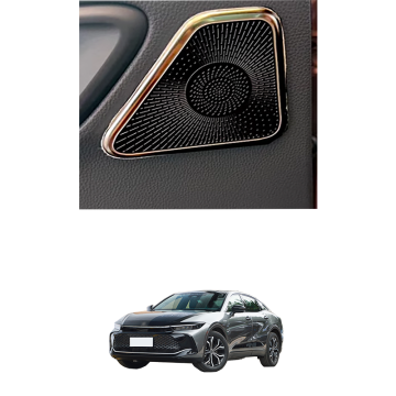2023 Toyota Crown Door Speaker Cover - Stainless Steel Interior Accessory