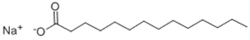 Tetradecanoic acid,sodium salt (1:1) CAS 822-12-8