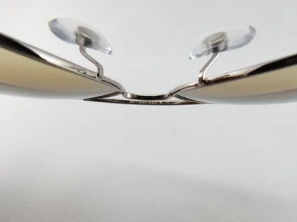 Large Mental Frame Brown Ray Ban Aviator Shield Sunglasses Rb3026 62mm