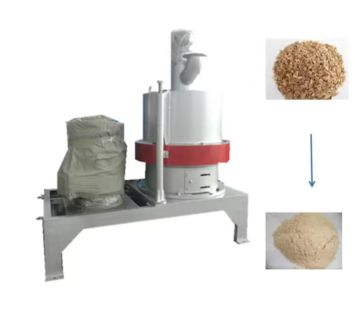 Vertikale Holzpulver -Mühlenmaschine - professionelle Holzmehlmaschine
