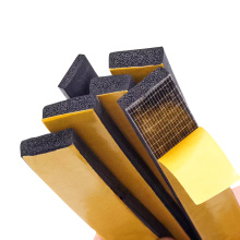 Square Rectangle Separa EPDM Jalur Meterai Self-Adhesive