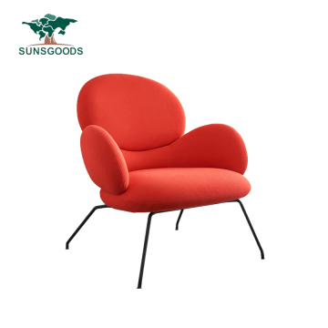 Modern Luxury Fabric Armrest Single Sofa Chair for Living Room