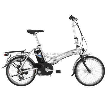Lipatan E-bike, diperbuat daripada aloi Magnesium pesawat, berat 19kg