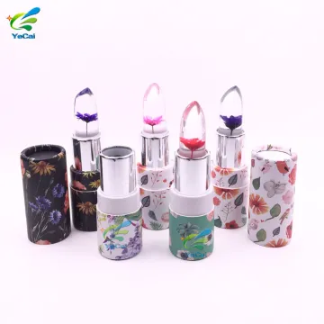 Free sample cosmetic round paper box luxury biodegradable paper tube for lip balm