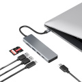 Multiport -Adapter USB C Hub 6in1 Dockingstation
