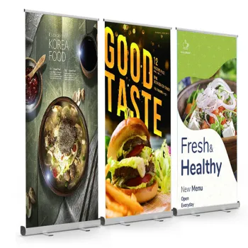 FEAMONT Hot Sale Standard 80x200 Roll Up Banner - Advertising Display Retractable Pop-up Banner