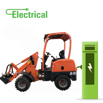 4-Wheel Drive Battery-Powered Mini Electric Compact Wheel Loader