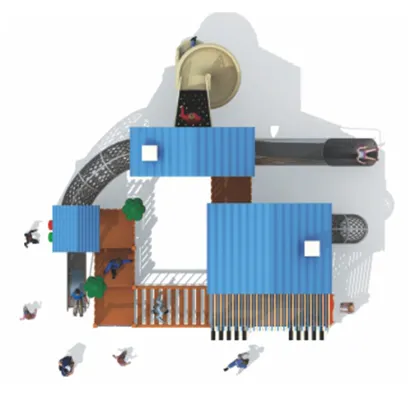 Wooden Outdoor Playgrounds: Game Play and Amusement Equipment