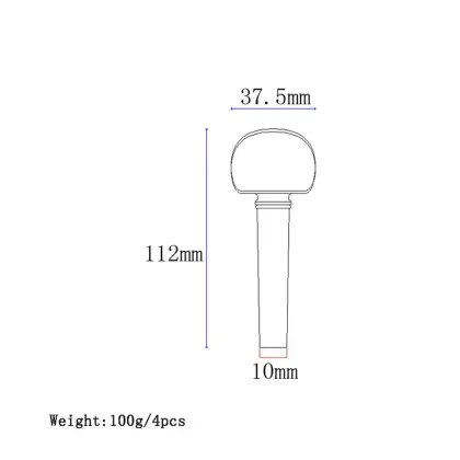 Wooden Ebony Cello Pegs Cello Shaft Handle Musical Instruments Wood Cello Accessories Parts (Not Perforated)