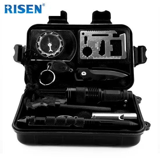 Outdoor Survival Kit With Water Bottle Clip