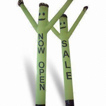 Advertising Inflatable Air Dancer Tubes with 8m Height and Artwork, CE Certified, Made of Nylon