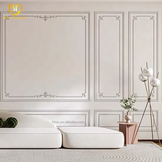 Modern Waterproof PU Wall Mouldings for Home and Mall Interiors