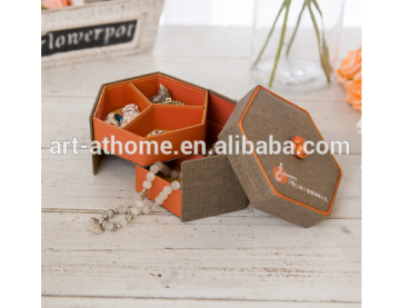 Multifunctional treasure box for rings, earrings, necklace, bracelet, etc.