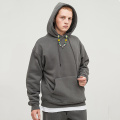 Modischer warmer braun-grauer Hoodie