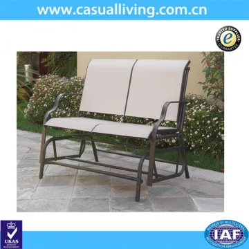 new design outdoors garden swing seat loveseat glider