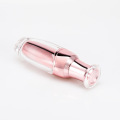 wholesale 30ml 50ml 100ml plastic luxury uv coated rose gold cosmetic plastic lotion acrylic bottle