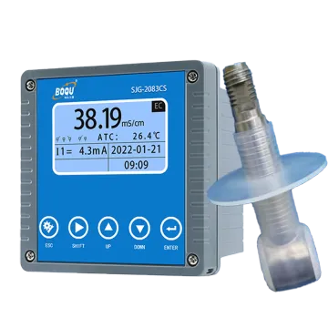 Boqu SJG-2083CS High Range HCl Acid Alkaline Concentration Meter for Chemical Industry