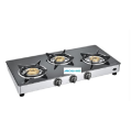 Cooktop de vidro temperado com 3 queimadores Classic