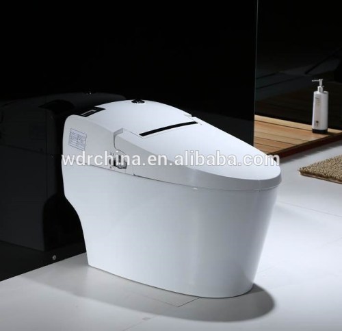 Ceramic blue automatic flush sensor toilets with electroic control