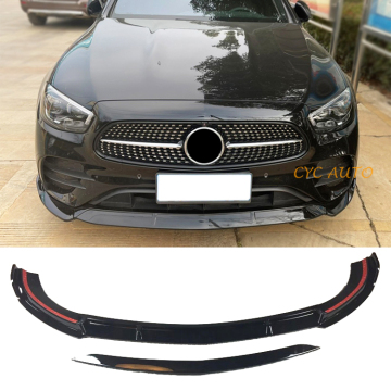 Front Splitter Front Bumper Lip for Mercedes-Benz E-Class Coupe C238 Sport Back 2016-2019