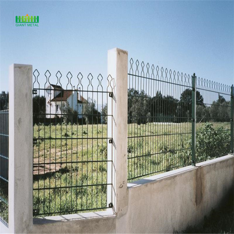 PVC Coated Double Horizontal Panel Fence