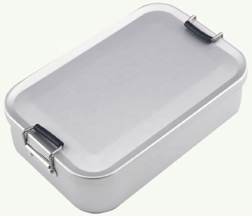 Food Grade Aluminum Bento Lunch Box for Takeaway