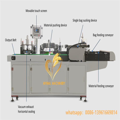 Maquinaria de embalaje de bolsas de bolsas abiertas
