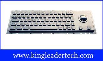 IP65 Cherry keyswitch panel mount kiosk keyboard with track
