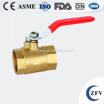 Factory price hot sale 3/4 inch thread connection brass ball valve