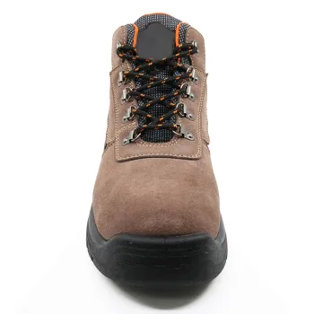 Cheap suede leather  steel toe safety shoes