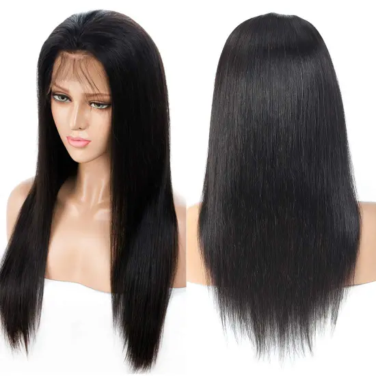 13X4Straight Lace Front Human Hair Wigs 360 Lace Frontal Wigs Remy Brazilian Human Hair Lace Wigs for Women 150 Density