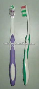 V channel cutting orthodontic toothbrush