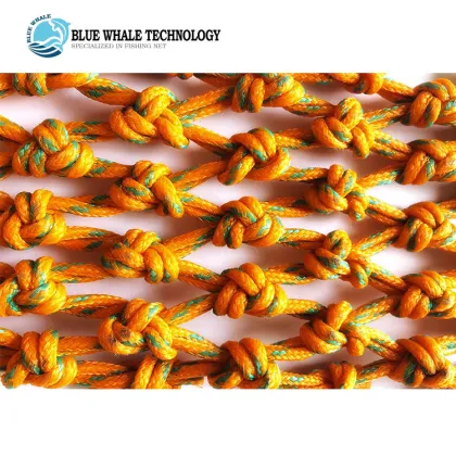 Customized big mesh size PE braided gill fishing trammel net