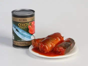 canned mackerels in tomato sarce 425g