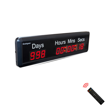 GOAKGAAN 999 Days LED Tempor de pared Reloj con cuenta regresiva digital
