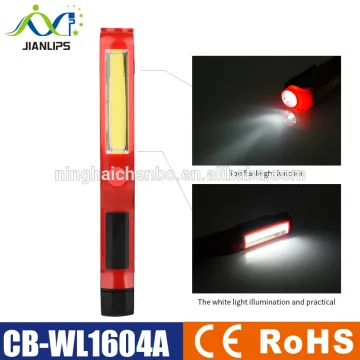 3AA Batteries Power COB High Bright Pen Flashlight Led Working Lamp