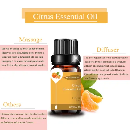 100% Pure Orange Essential Oil Topical & Household Uses