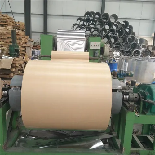 Kraft Paper Coated Aluminum Coil with self-adhesive paper