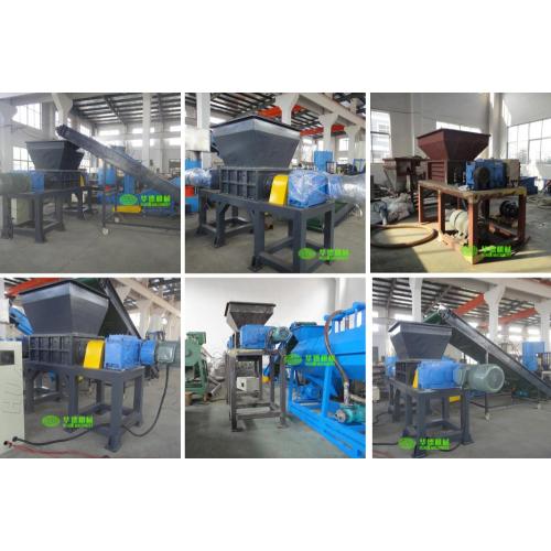 Plastic Double Shaft Shredder of Woven Bag