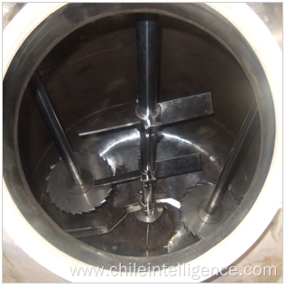 Hydraulic lifting multi functional mixer for cosmetics