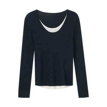 Womens Long sleeve Crew Neck Sweaters