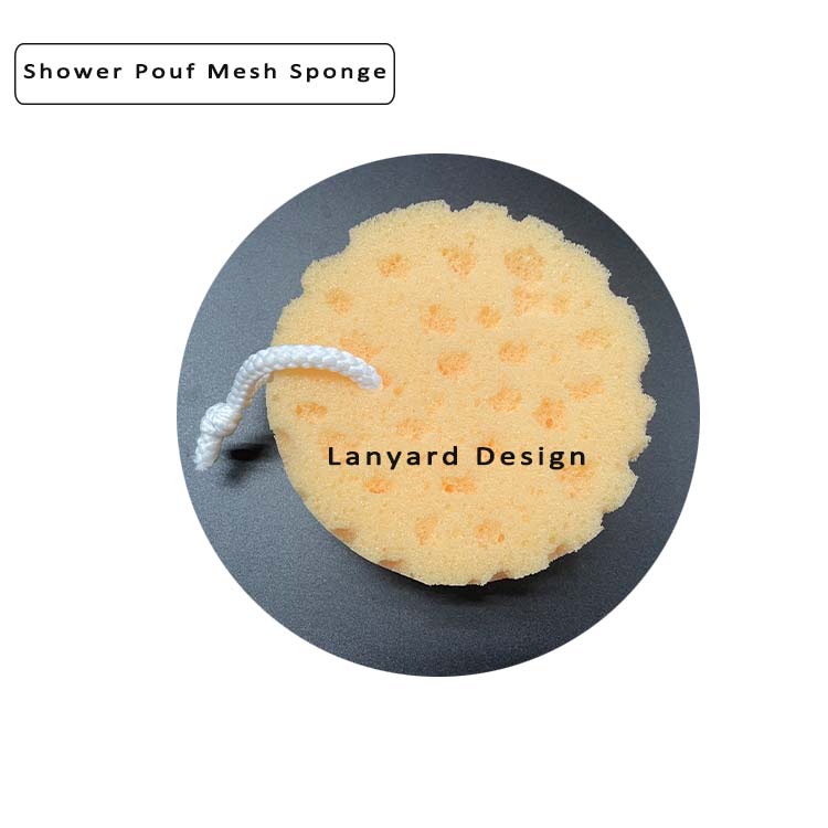 2022 Mauri Exfoliating Bath Sponge Esponja Body Dead Skin Remover Exfoliating Cleaning Shower Pouf Mesh Sponge With Hang Rope8 Jpg