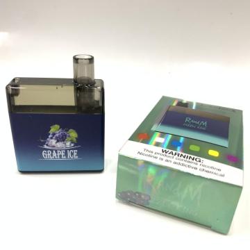6 Colors RGB Light Smoke Electronic disposable vape