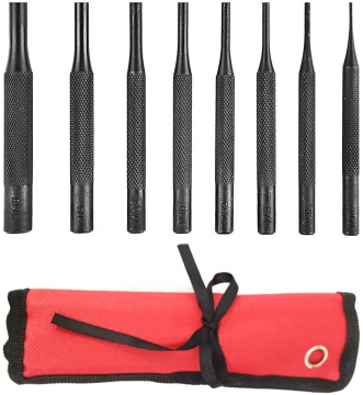 8 Piece Drift Pin Punch Set Tool for Woodwork, Machinery, Gunsmithing, Repairs & Crafts