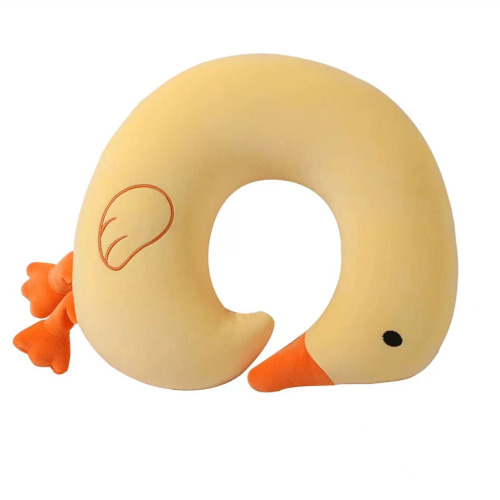 Almohada creativa de pato de pato amarillo