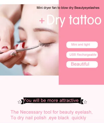 Easy fans eyelash extensions Dryer eyelash fan