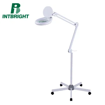 Laboratory Beauty Salon Nail LED Desk Lamp with Magnifying Lens