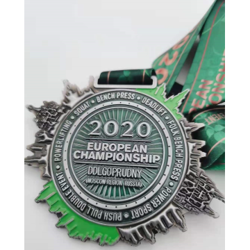 Medaglioni sportivi laccati in metallo personalizzati 2020