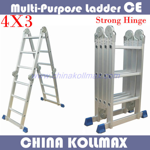 Multi-Purpose Ladder 4X3 (strong hinge version)