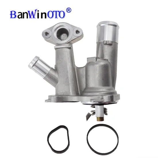 BM5G-9K478-AB Aluminum Engine Coolant Thermostat with Housing Fit For Ford Fusion Escape Fiesta Transit BM5Z8592B 1601-524704